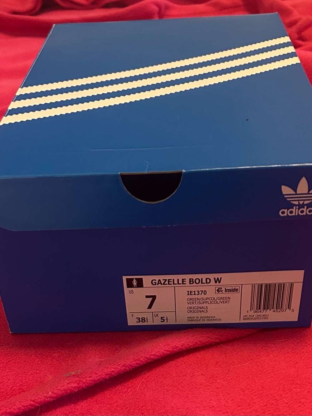 Adidas Gazelle Bold W women’s Shoes in Green